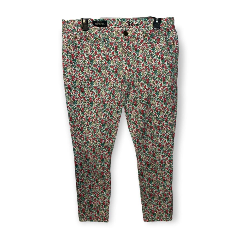 J Crew Toothpick pants jeans Sz 32 ankle length EUC